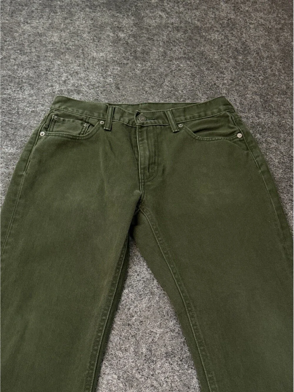 Levi’s 541 Athletic Fit Jeans Men’s 30x30 Olive Green Denim Five Pocket